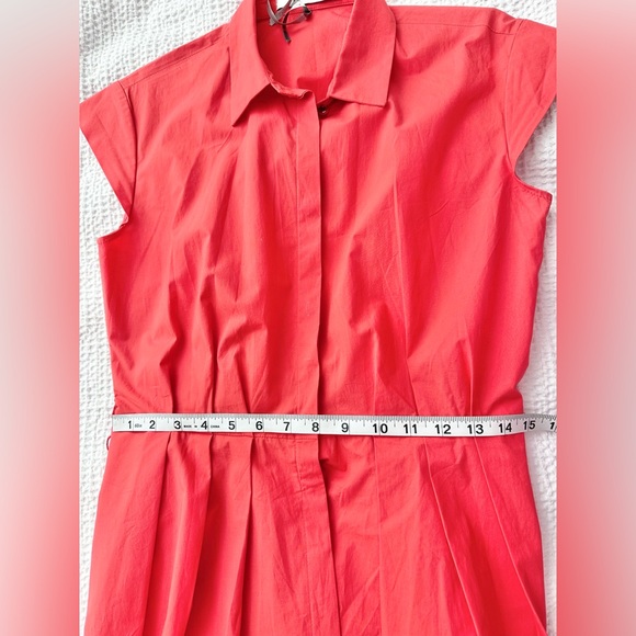 Marella cap sleeve pleated midi dress - Picture 9 of 12